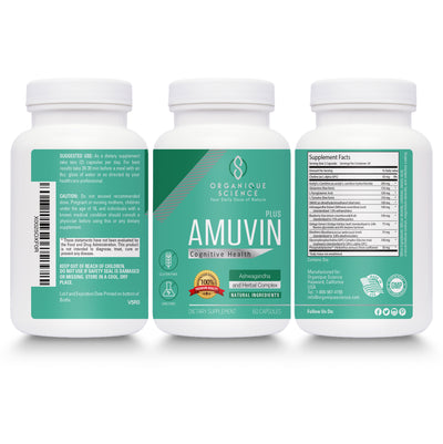 Amuvin Plus™ for Cognitive Health - Organique Science