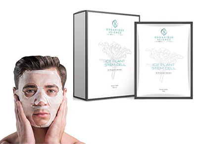 Ice Plant Stem Cell Facial Sheet Masks 6-Boxes - Organique Science