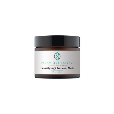 Detoxifying Charcoal Face Mask with 3 Earth Clay and Activated Charcoal - Organique Science