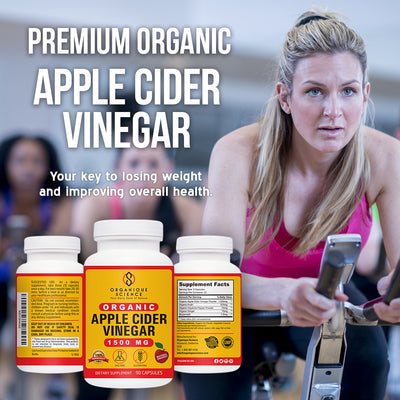 Premium Organic Apple Cider Vinegar with "The Mother"